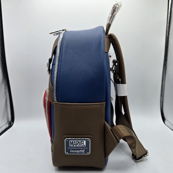 Loungefly Marvel Captain America Cosplay Backpack - Picture 8 of 11